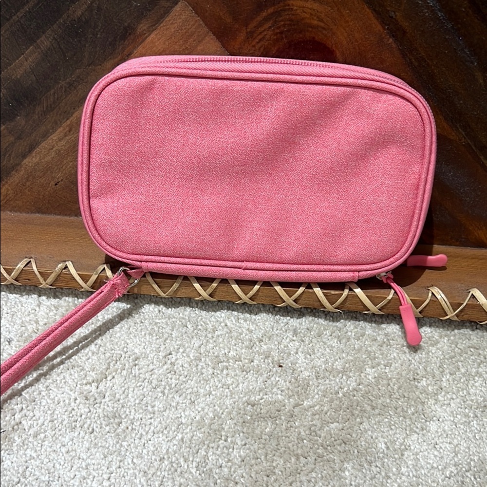 Pink Women's Clutch Bag